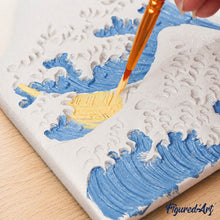 Laden Sie das Bild in den Galerie-Viewer, 3D Relief Malset - Die kleine Perle in goldenen Feldern