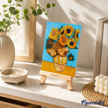 Laden Sie das Bild in den Galerie-Viewer, 3D Relief Malset - Sonnenblumen, Van Gogh