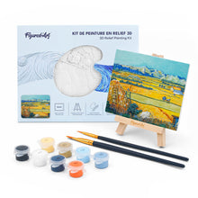 Laden Sie das Bild in den Galerie-Viewer, 3D Relief Malset - Die Ernte, Van Gogh Figured'Art
