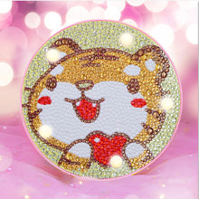 Laden Sie das Bild in den Galerie-Viewer, LED-Lampe Diamond Painting Tiger