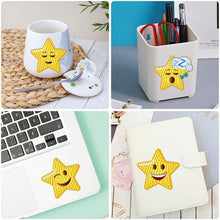 Laden Sie das Bild in den Galerie-Viewer, Diamond Painting 5D 16 Aufkleber Sterne Emoji