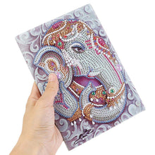 Laden Sie das Bild in den Galerie-Viewer, Notizbuch Diamond Painting 5D Elefantengott Ganesha