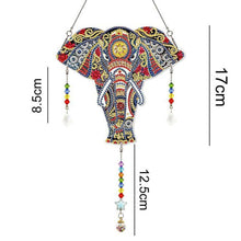 Laden Sie das Bild in den Galerie-Viewer, Türhänger Diamond Painting 5D Elefant