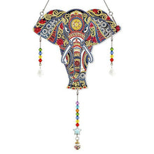 Laden Sie das Bild in den Galerie-Viewer, Türhänger Diamond Painting 5D Elefant