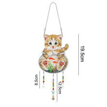 Laden Sie das Bild in den Galerie-Viewer, Suspension Auto Diamond Painting Katze in ein Aquarium