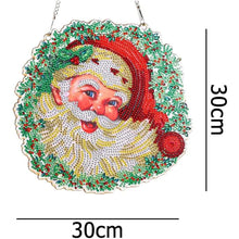 Laden Sie das Bild in den Galerie-Viewer, Türhänger Diamond Painting 5D Weihnachtsmann