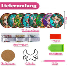 Laden Sie das Bild in den Galerie-Viewer, Untersetzer Diamond Painting 5D Elfen
