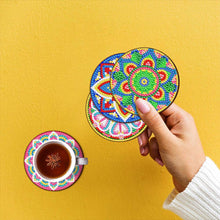 Laden Sie das Bild in den Galerie-Viewer, Untersetzer Diamond Painting 5D mit Design Mandala