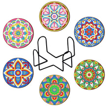 Laden Sie das Bild in den Galerie-Viewer, Untersetzer Diamond Painting 5D mit Design Mandala