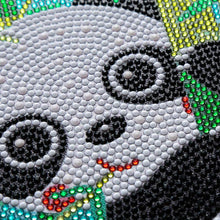 Laden Sie das Bild in den Galerie-Viewer, Diamond Painting mit Panda für Kinder mit Bilderrahmen