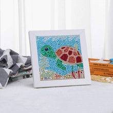 Laden Sie das Bild in den Galerie-Viewer, Diamond Painting Schildkröte mit Bilderrahmen