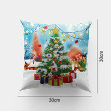Laden Sie das Bild in den Galerie-Viewer, Kissenbezug Diamond Painting 5D 30x30 cm Weihnachtsbaum