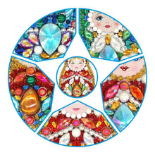 Laden Sie das Bild in den Galerie-Viewer, Schlüsselanhänger Diamond Painting 5D mit Matryoshka