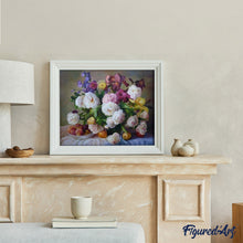 Laden Sie das Bild in den Galerie-Viewer, Malen nach Zahlen für Erwachsene | Blumenstrauß mit Früchten | Figured'Art