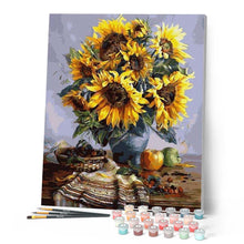 Laden Sie das Bild in den Galerie-Viewer, Malen nach Zahlen für Erwachsene | Sonnenblumenstrauß | Figured'Art