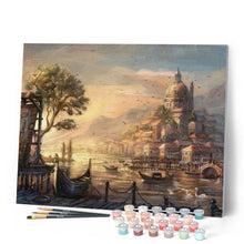 Laden Sie das Bild in den Galerie-Viewer, Malen nach Zahlen für Erwachsene | Romantischer Hafen | Figured'Art