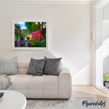 Laden Sie das Bild in den Galerie-Viewer, Malen nach Zahlen für Erwachsene | Blumen neben dem Zaun | Figured'Art