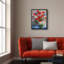 Laden Sie das Bild in den Galerie-Viewer, Malen nach Zahlen für Erwachsene | Weiße Vase und bunte Blumen | Figured'Art