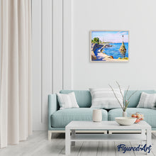 Laden Sie das Bild in den Galerie-Viewer, Malen nach Zahlen für Erwachsene | Küstenlandschaft | Figured'Art