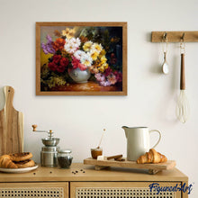 Laden Sie das Bild in den Galerie-Viewer, Malen nach Zahlen für Erwachsene | Vase mit Chrysanthemen | Figured'Art