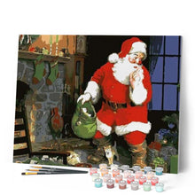 Laden Sie das Bild in den Galerie-Viewer, Malen nach Zahlen für Erwachsene | Weihnachtsgeschenk am Kamin | Figured'Art