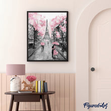 Laden Sie das Bild in den Galerie-Viewer, Malen nach Zahlen für Erwachsene | Romantischer Eiffelturm und Paare | Figured'Art
