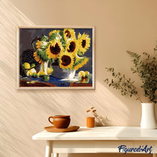 Laden Sie das Bild in den Galerie-Viewer, Malen nach Zahlen für Erwachsene | Obst und Sonnenblumen | Figured'Art