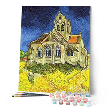 Laden Sie das Bild in den Galerie-Viewer, Malen nach Zahlen für Erwachsene | Kirche von Orville | Figured'Art