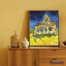 Laden Sie das Bild in den Galerie-Viewer, Malen nach Zahlen für Erwachsene | Kirche von Orville | Figured'Art