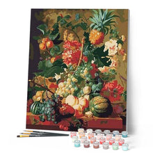 Laden Sie das Bild in den Galerie-Viewer, Malen nach Zahlen für Erwachsene | Viel frisches Obst | Figured'Art
