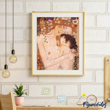 Laden Sie das Bild in den Galerie-Viewer, Malen nach Zahlen für Erwachsene | Klimt - Mutter und Kind | Figured'Art