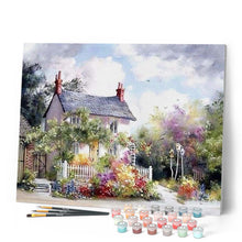 Laden Sie das Bild in den Galerie-Viewer, Malen nach Zahlen für Erwachsene | Haus und Garten | Figured'Art