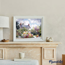 Laden Sie das Bild in den Galerie-Viewer, Malen nach Zahlen für Erwachsene | Haus und Garten | Figured'Art