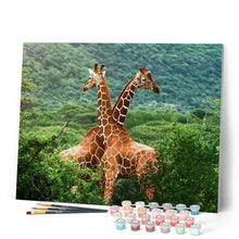 Laden Sie das Bild in den Galerie-Viewer, Malen nach Zahlen für Erwachsene | Giraffenpärchen | Figured'Art