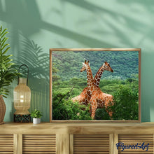 Laden Sie das Bild in den Galerie-Viewer, Malen nach Zahlen für Erwachsene | Giraffenpärchen | Figured'Art
