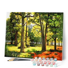 Laden Sie das Bild in den Galerie-Viewer, Malen nach Zahlen für Erwachsene | Sonniger Wald | Figured'Art