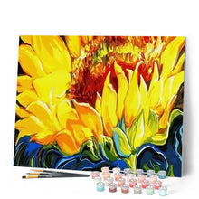 Laden Sie das Bild in den Galerie-Viewer, Malen nach Zahlen für Erwachsene | Gelbe Sonnenblumen | Figured'Art