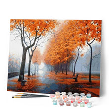 Laden Sie das Bild in den Galerie-Viewer, Malen nach Zahlen für Erwachsene | Landschaft im Nebel | Figured'Art