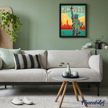 Laden Sie das Bild in den Galerie-Viewer, Reiseposter New York City