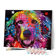 Laden Sie das Bild in den Galerie-Viewer, Malen nach Zahlen für Erwachsene | Farbiger Labrador | Figured'Art