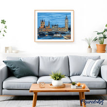Laden Sie das Bild in den Galerie-Viewer, Malen nach Zahlen für Erwachsene | Big Ben in London in der Nacht | Figured'Art