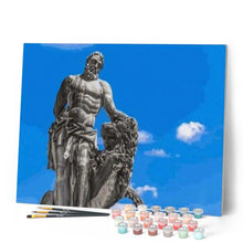 Laden Sie das Bild in den Galerie-Viewer, Malen nach Zahlen für Erwachsene | Statue unter blauem Himmel | Figured'Art