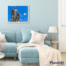 Laden Sie das Bild in den Galerie-Viewer, Malen nach Zahlen für Erwachsene | Statue unter blauem Himmel | Figured'Art