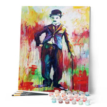 Laden Sie das Bild in den Galerie-Viewer, Malen nach Zahlen für Erwachsene | Chaplin Aquarell | Figured'Art