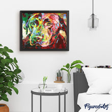 Laden Sie das Bild in den Galerie-Viewer, Malen nach Zahlen für Erwachsene | Trauriger Hund | Figured'Art