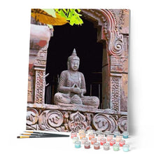 Laden Sie das Bild in den Galerie-Viewer, Malen nach Zahlen für Erwachsene | Buddhistischer Tempel | Figured'Art
