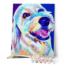 Laden Sie das Bild in den Galerie-Viewer, Malen nach Zahlen für Erwachsene | Heller Hund | Figured'Art