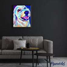 Laden Sie das Bild in den Galerie-Viewer, Malen nach Zahlen für Erwachsene | Heller Hund | Figured'Art