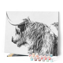 Laden Sie das Bild in den Galerie-Viewer, Malen nach Zahlen für Erwachsene | Yak Horn | Figured'Art