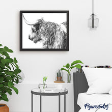 Laden Sie das Bild in den Galerie-Viewer, Malen nach Zahlen für Erwachsene | Yak Horn | Figured'Art